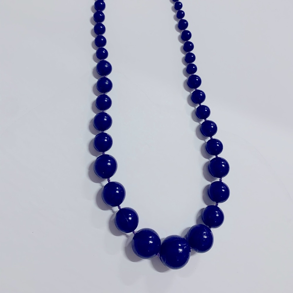 Navy Bubble Necklace